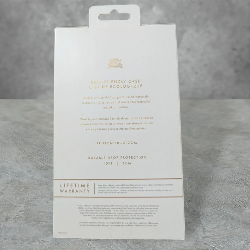 Y5. Rifle Paper Co. Designer Apple iPhone 12 / 13 Pro Max Willow See Description